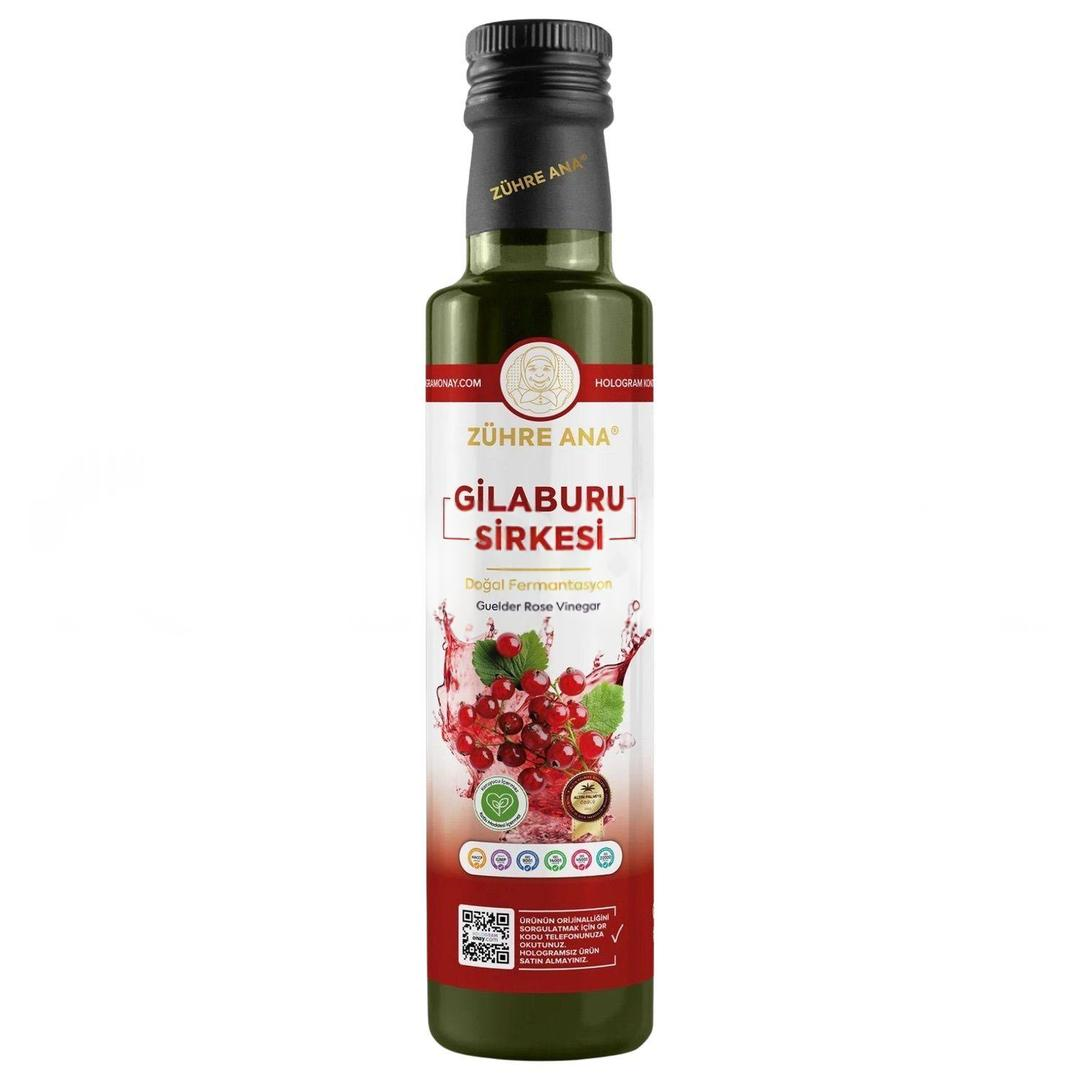 Zühre Ana Gilaburu Sirkesi Doğal Fermantasyon Guelder Rose Vinegar 500 ml