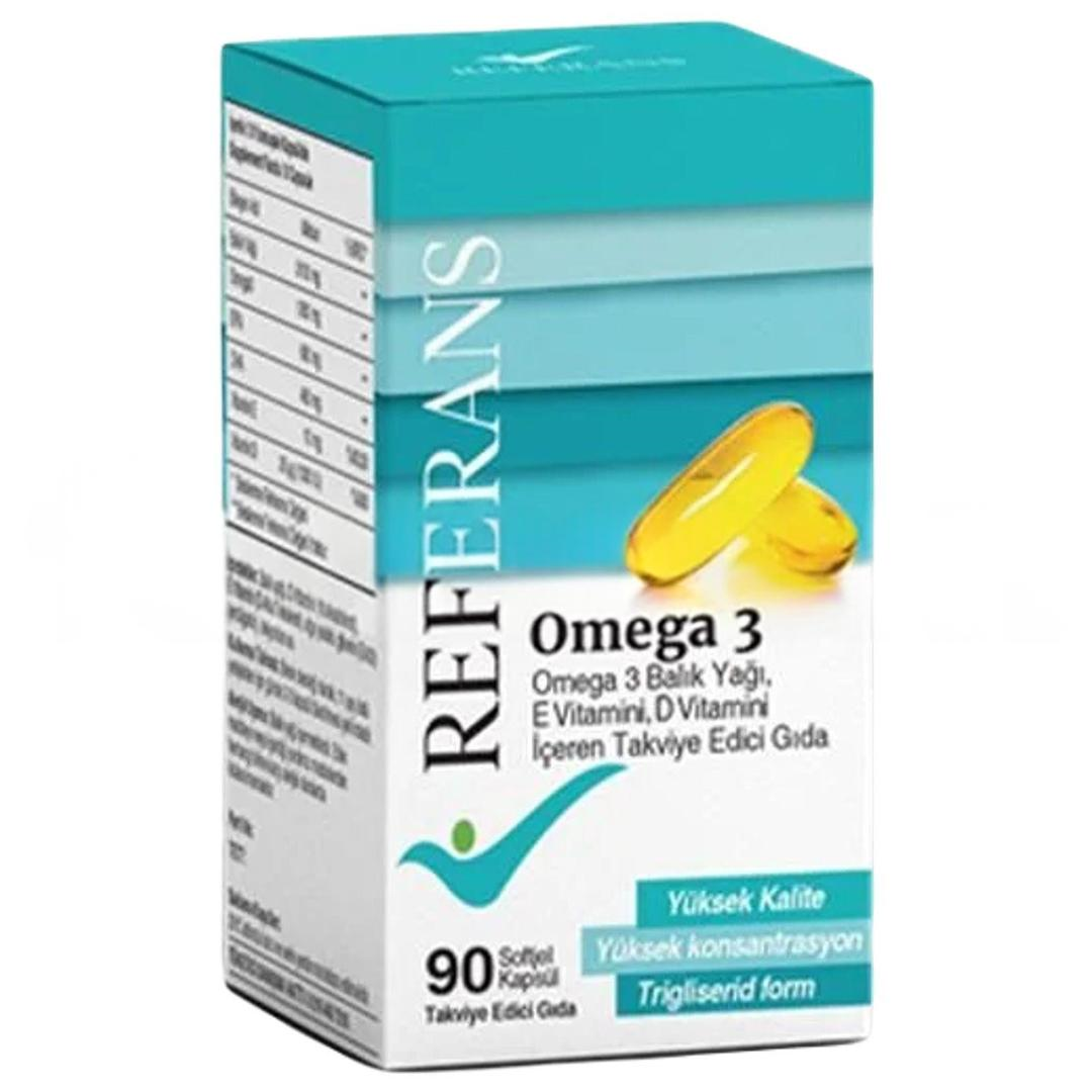 Referans Omega 3 90 Softjel Kapsül