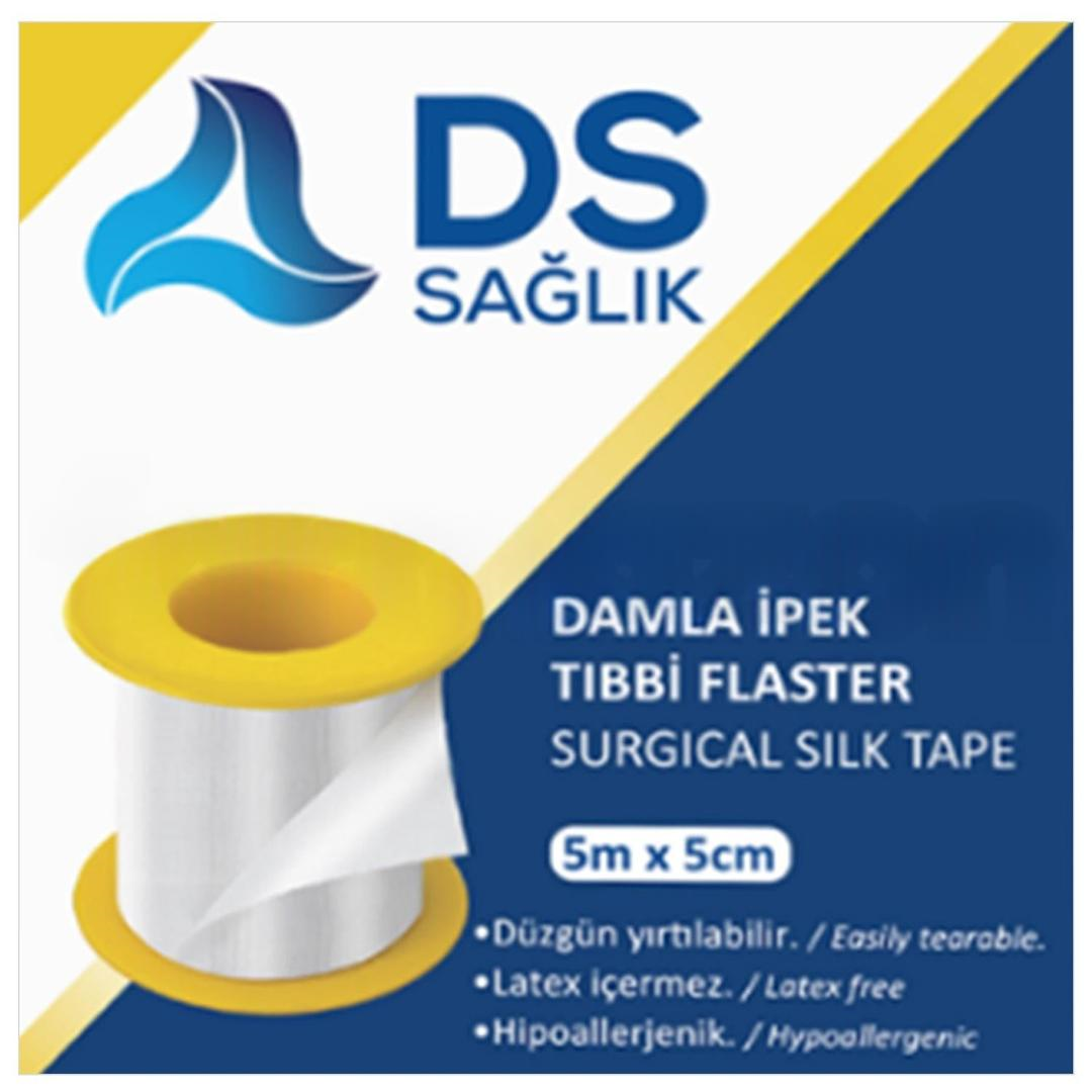 Damla Sağlık İpek Tıbbi Flaster 5 m x 5 cm