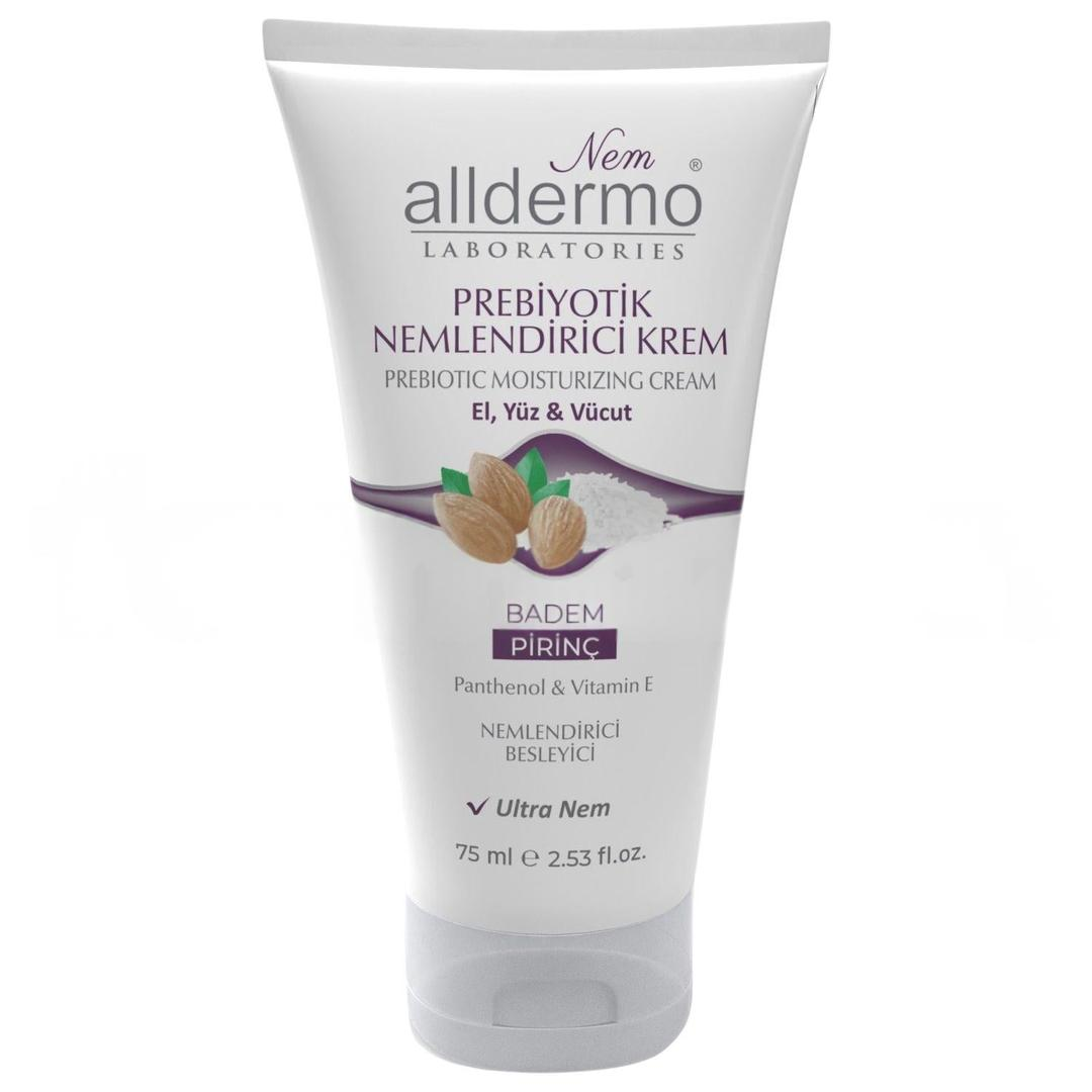 Alldermo Nemlendirici El Yüz Vücut Kremi Badem Pirinç 75 ml
