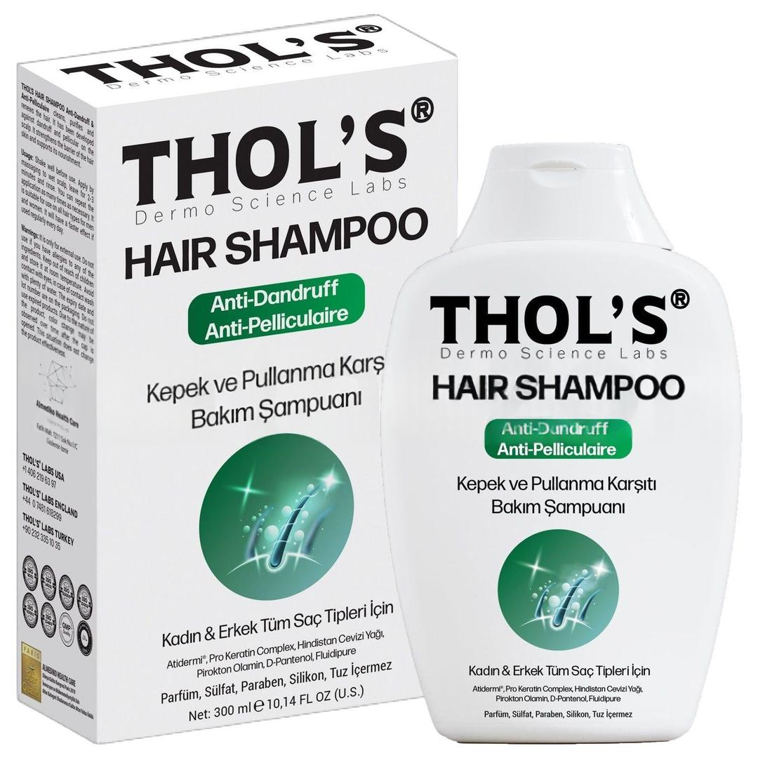 Thol's Hair Shampoo Anti Dandruff & Anti Pelliculaire TB30 Kepek ve Pullanma Karşıtı Şampuan 300 ml