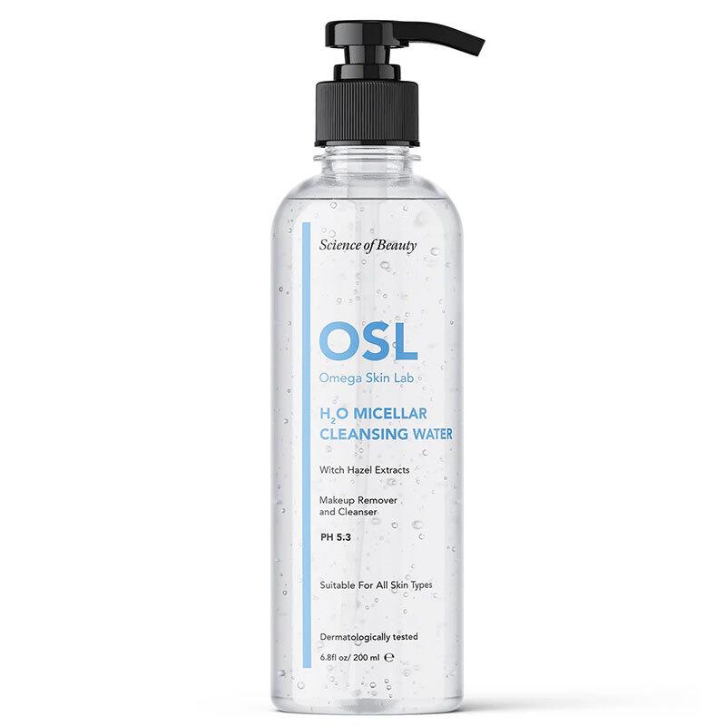 Omega Skin Lab H2O Micellar Makyaj ve Yüz Temizleme Suyu 200 ml