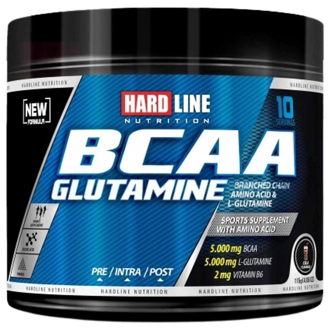 Hardline Nutrition Bcaa Glutamine 115 gr - Kola