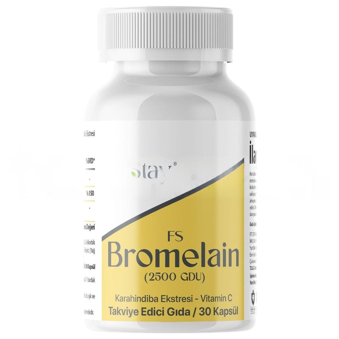Fit Stay Bromelain 30 Kapsül
