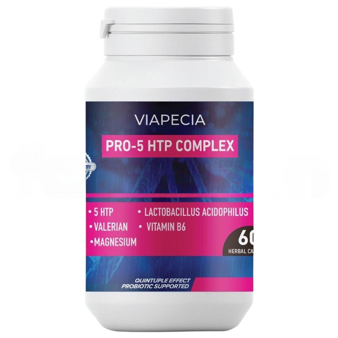 Viapecia Pro-5 HTP Complex Takviye Edici Gıda 30 Bitkisel Kapsül