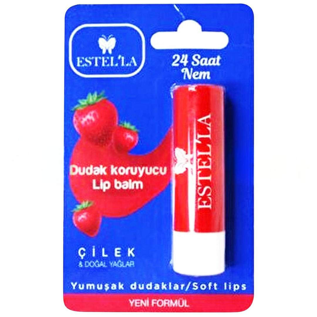 Estel'la Yetişkin Dudak Koruyucu Lip Balm Çilek