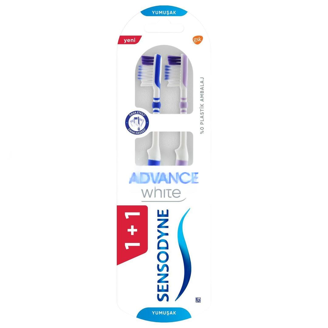 Sensodyne Advance White Diş Fırçası Yumuşak 1+1