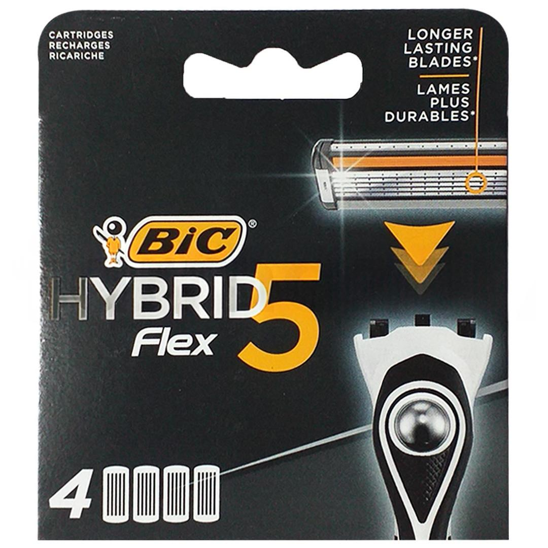 Bic Flex 5 Hybrid Yedek Tıraş Bıçağı Kartuşu 5 Bıçak 4'lü