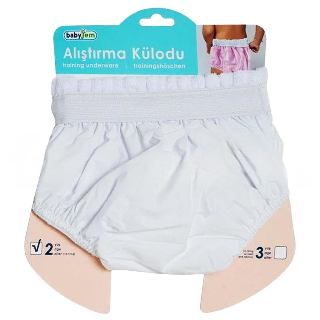 Babyjem Alıştırma Külodu 2 Yaş - Beyaz