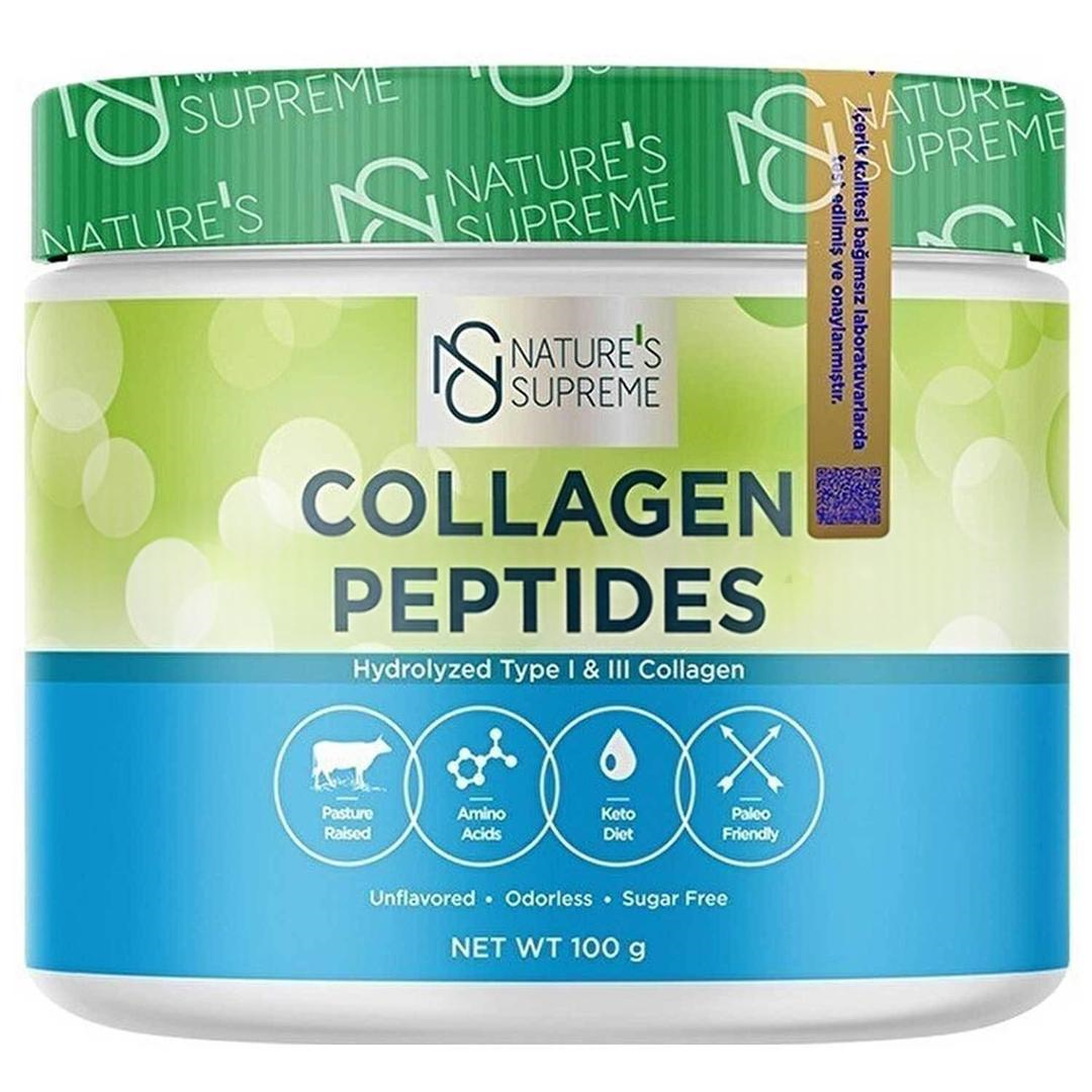 Nature's Supreme Collagen Peptides Tip 1 & 3 100 gr