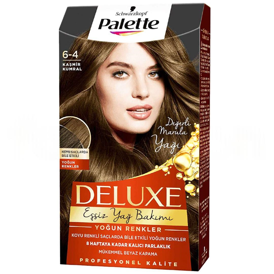 Palette Saç Boyası Delüx Eşsiz Yağ Bakımı 6 - 4 Kaşmir Kumral 50 ml