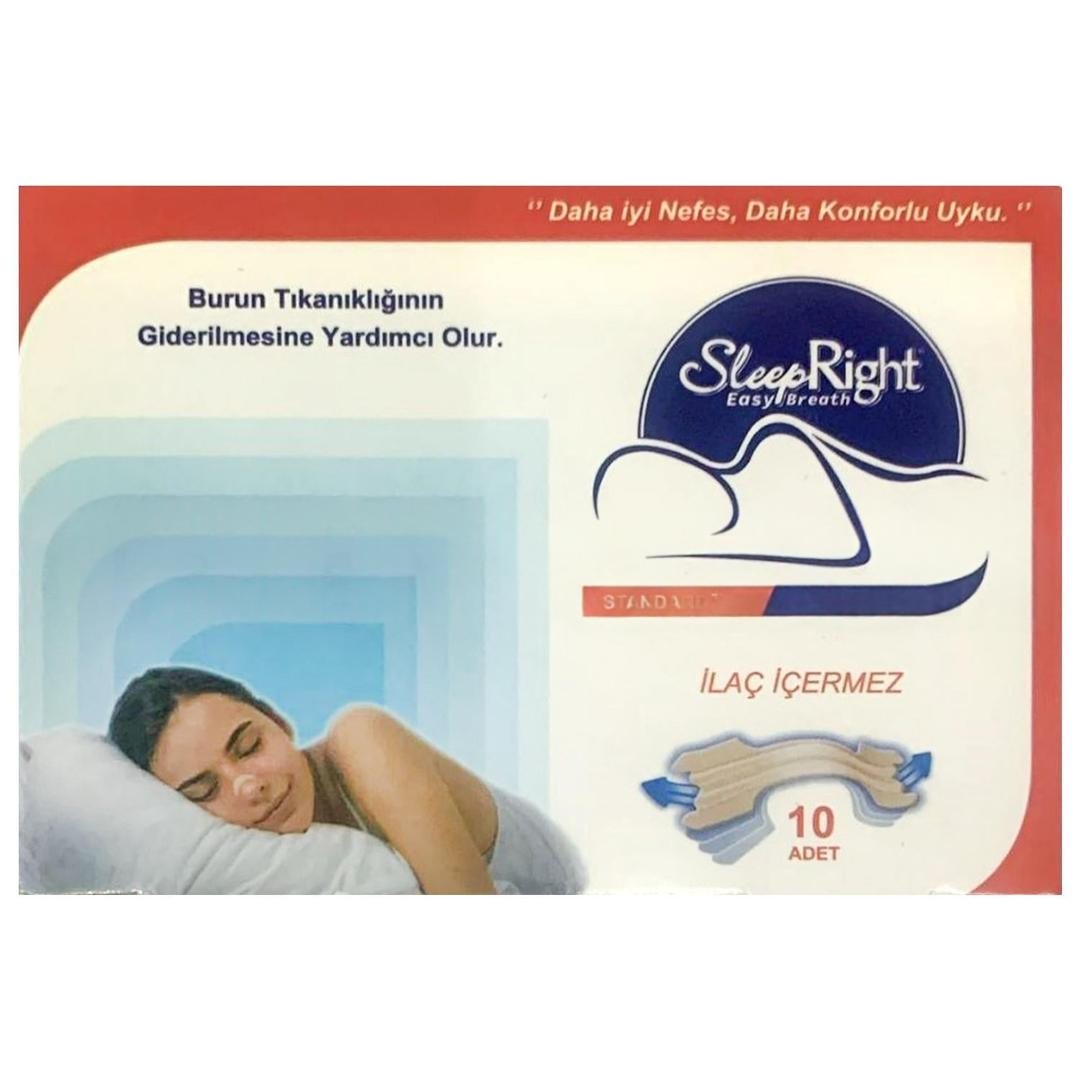 Sleep Right Extra Burun Bandı 10'lu