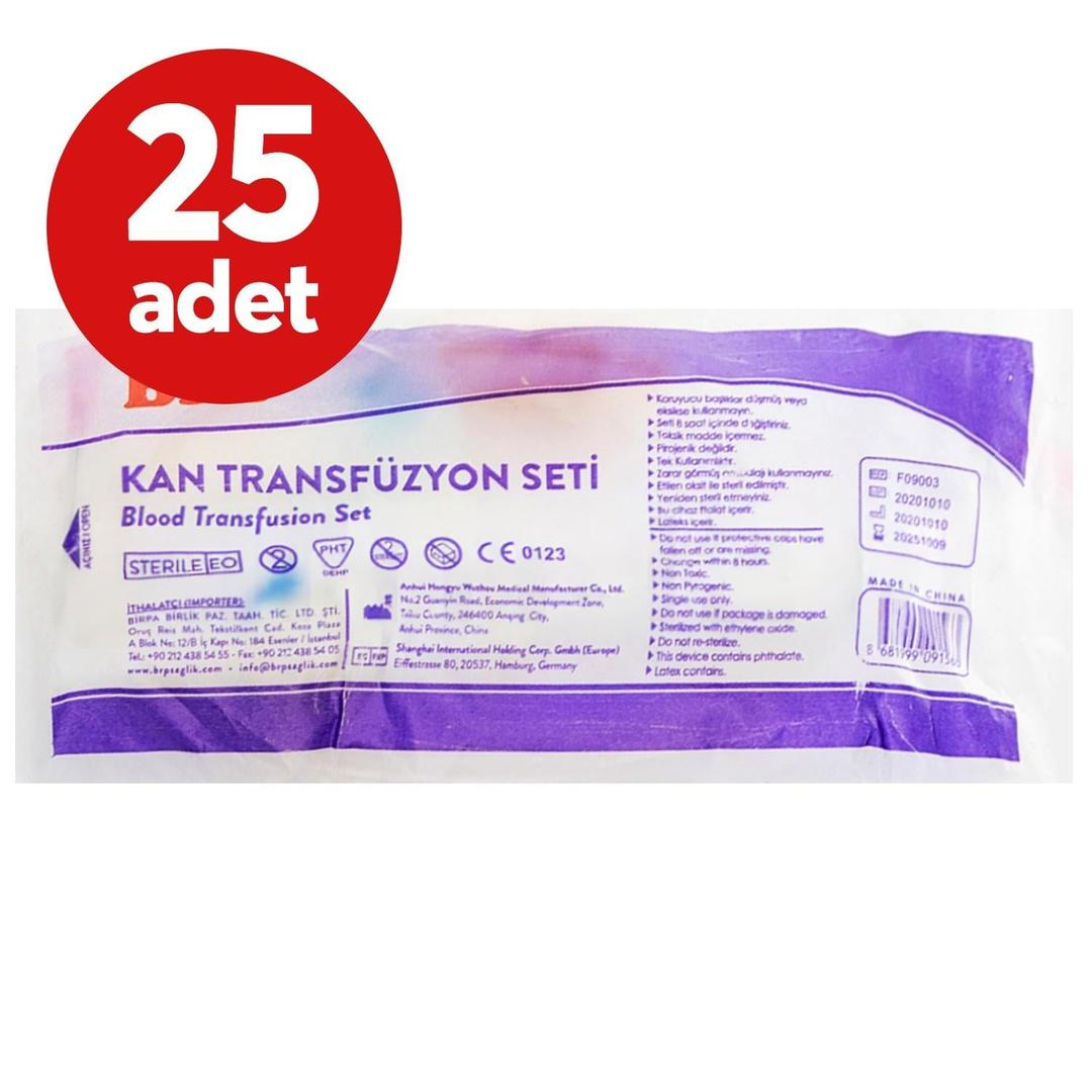 BRP Kan Transfüzyon Seti 25'li