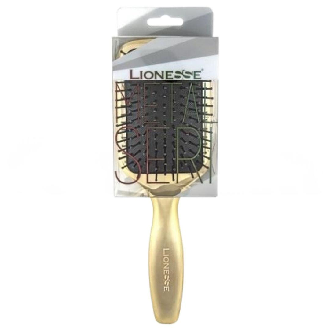 Lionesse Saç Fırçası Metal Gold 8590