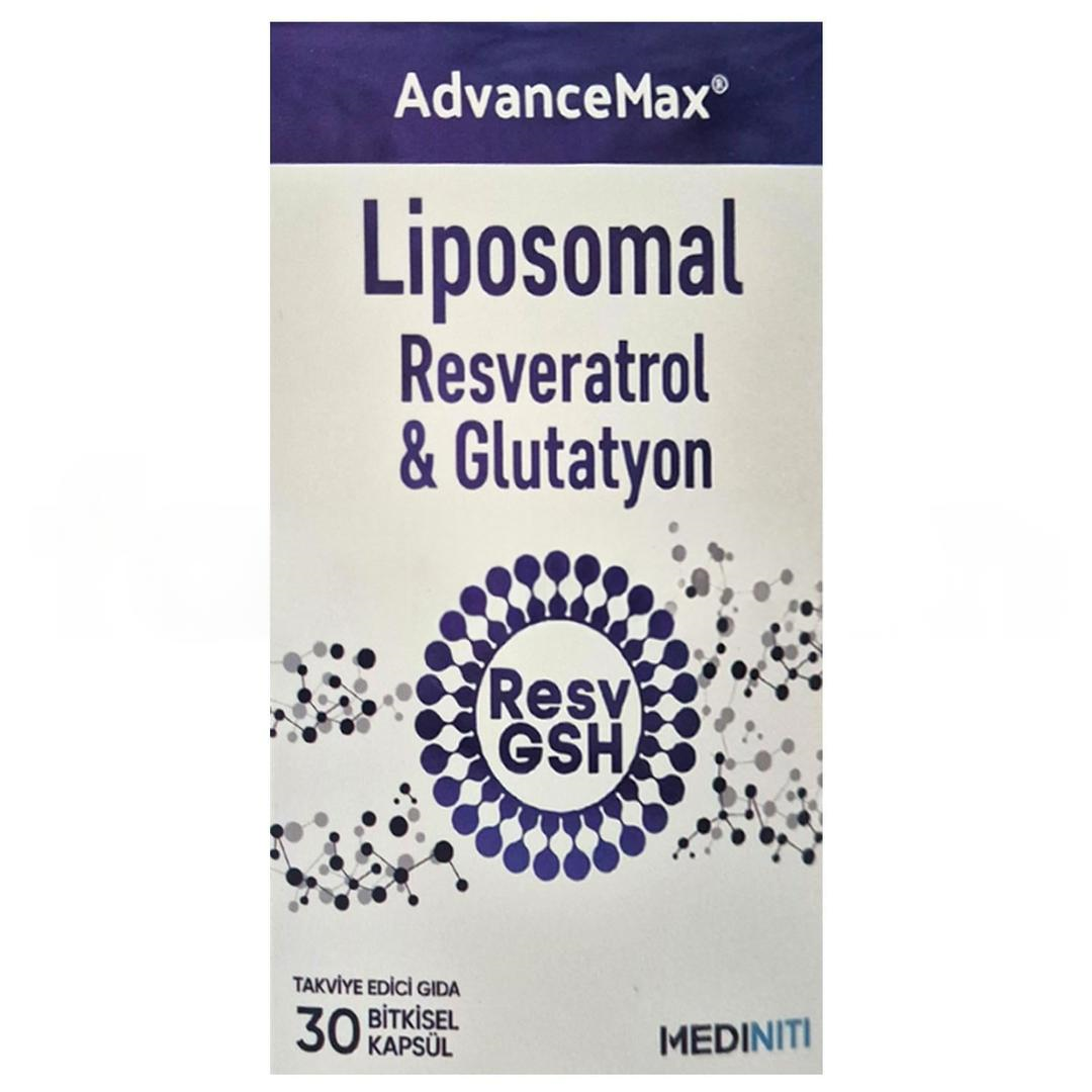 Advancemax Lipozomal Resveratrol Glutatyon 30 Kapsül