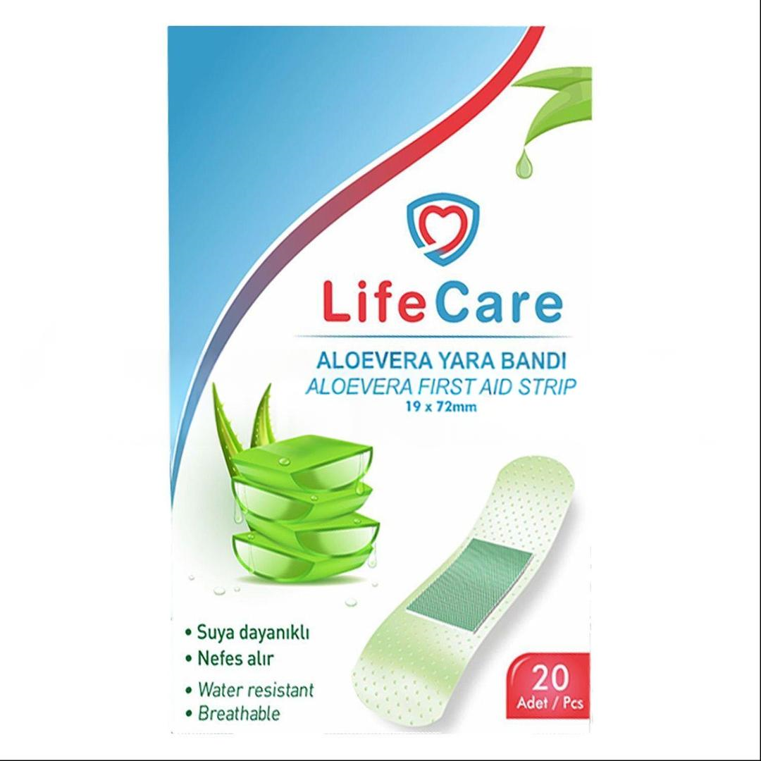 Life Care Aloe Vera Özlü Yara Bandı 20'li Kutu
