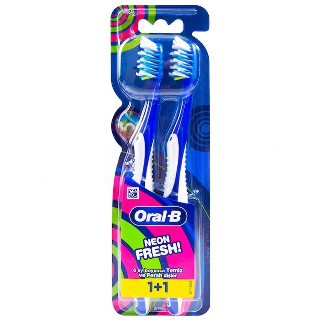 Oral-B Diş Fırçası Neon Fresh 1+1
