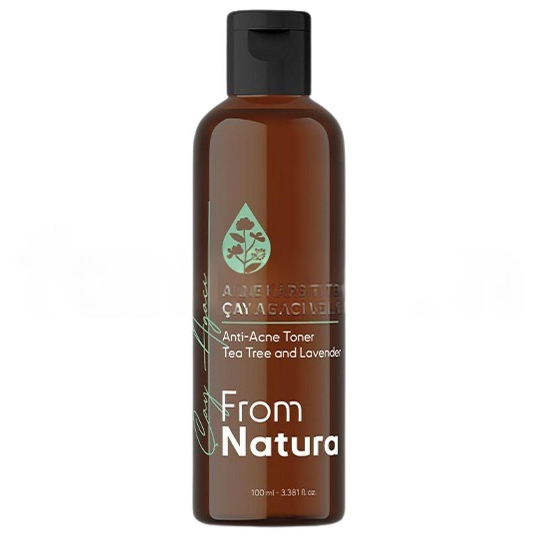 From Natura Çay Ağacı ve Lavanta Akne ve Siyah Nokta Karşıtı Tonik 100 ml