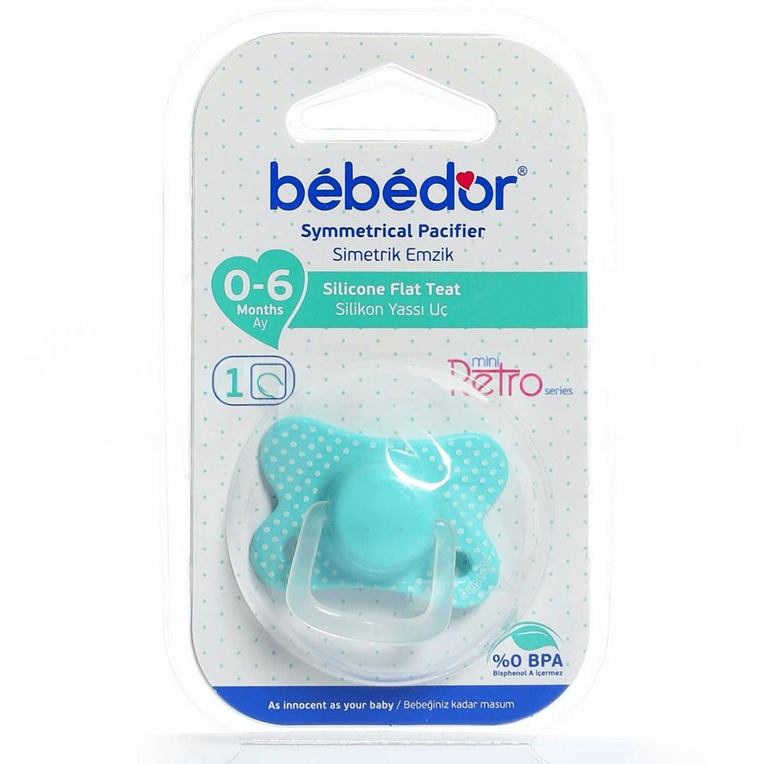 Bebedor 141 Yassı Silikon Emzik No: 1