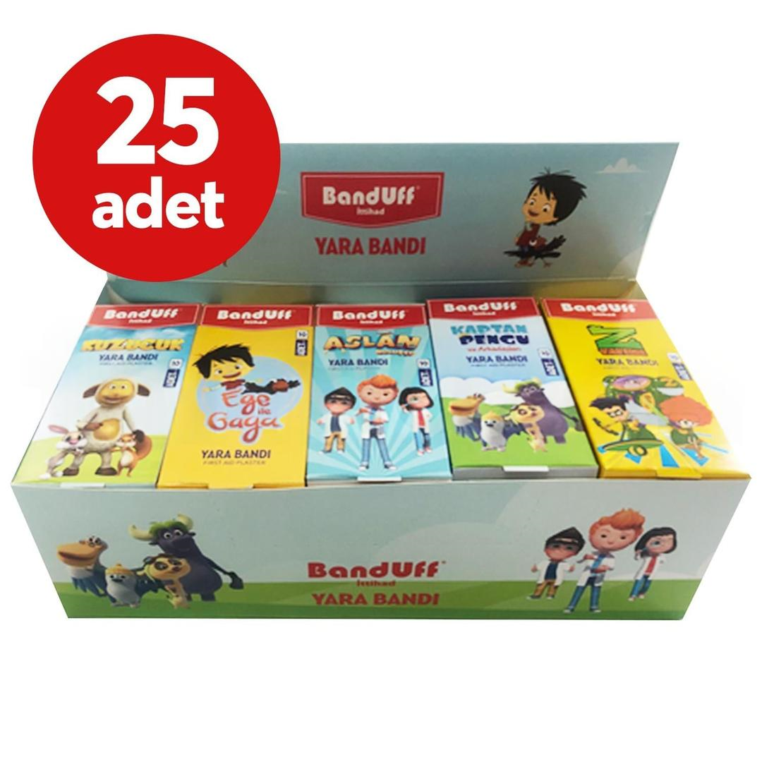 Banduff Yara Bandı Lisanslı Karma Paket 10'lu - 25 Adet