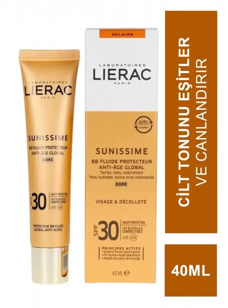 LIERAC SUNISSIME ENERGIZING BB FLUID SPF30 40ML