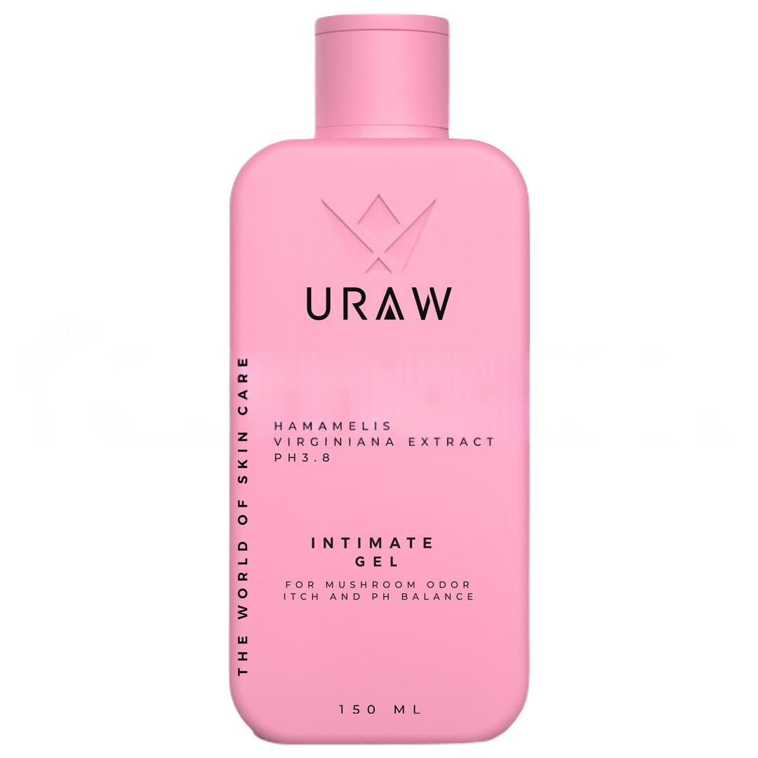 Uraw İntim Jel Koku Mantar Kaşıntı Önleyici ve Akıntı Giderici Temizleyici Jel 100 ml