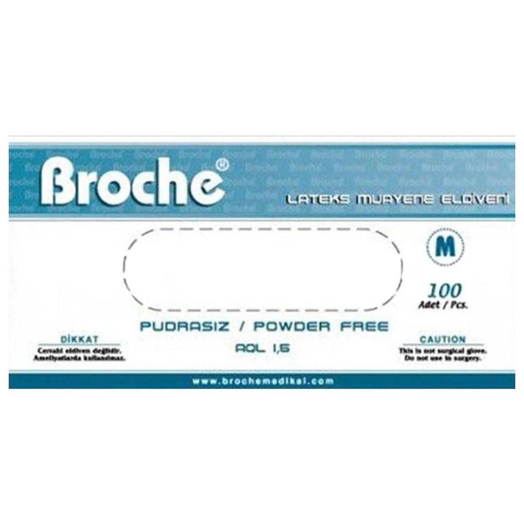 Broche Pudrasız Muayene Eldıveni Medium 100'lü