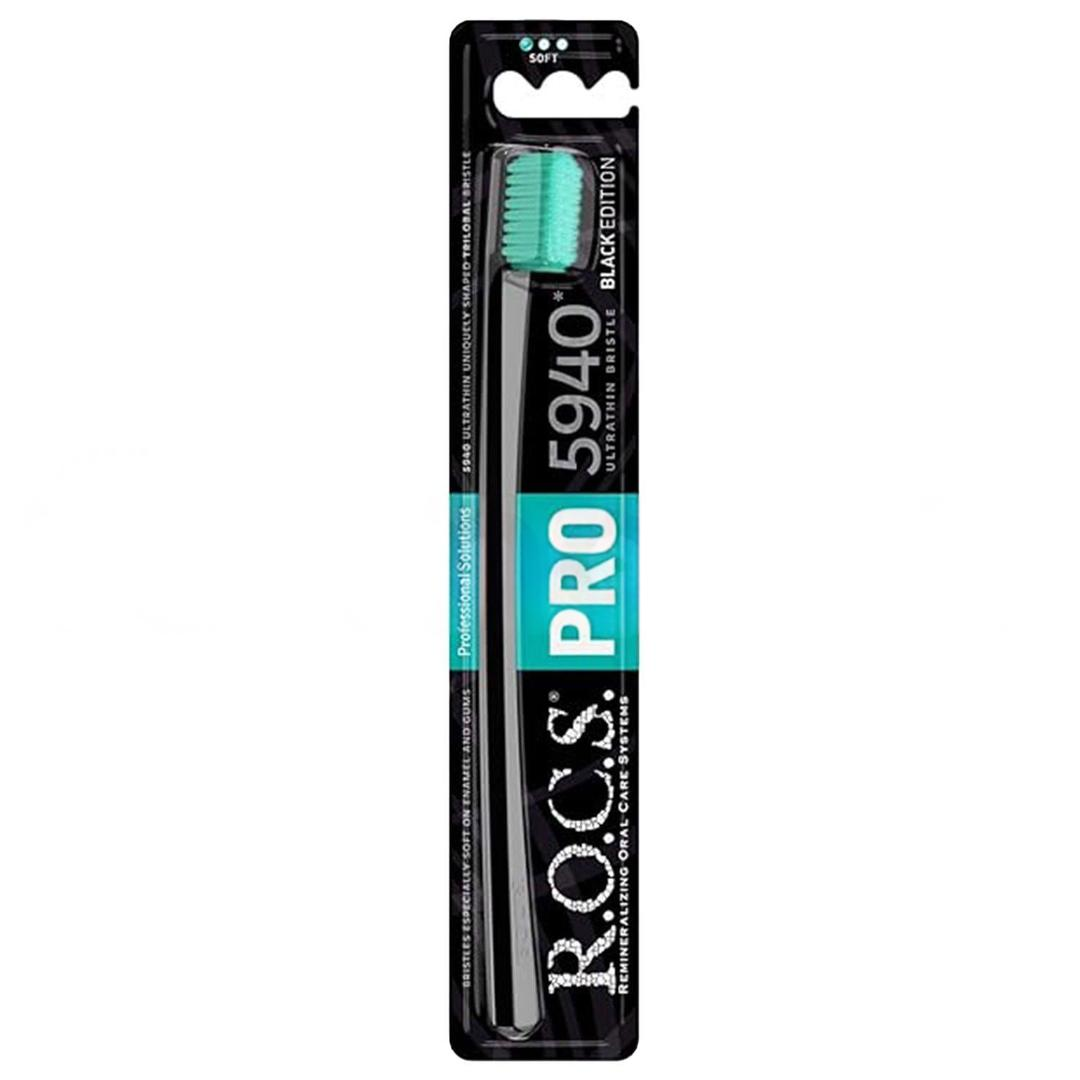 Rocs Pro 5940 Ultra Soft Diş Fırçası Siyah & Yeşil
