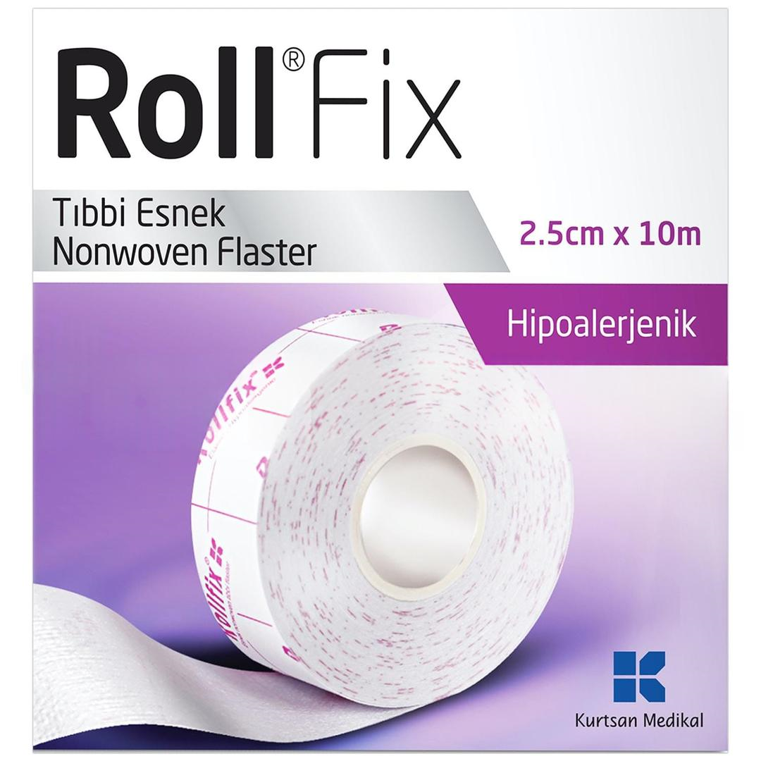 Roll Fix Esnek Nonwoven Tıbbi Flaster 2,5 cm x 10 m