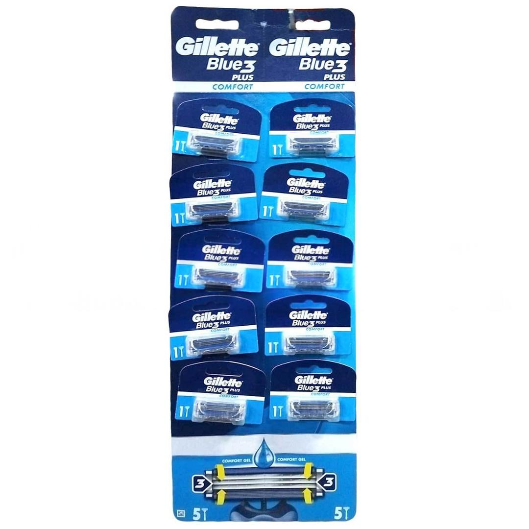 Gillette Blue 3 Comfort Tıraş Bıçağı Kartela 10'lu