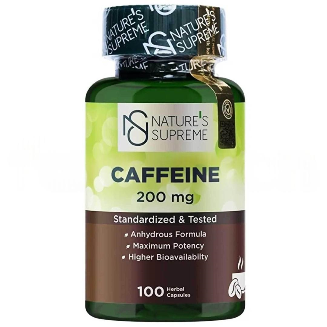 Nature's Supreme Caffeine 200 mg 100 Tablet