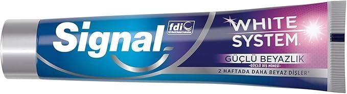 Signal White System Beyazlatıcı 75 ml Florürlü Diş Macunu
