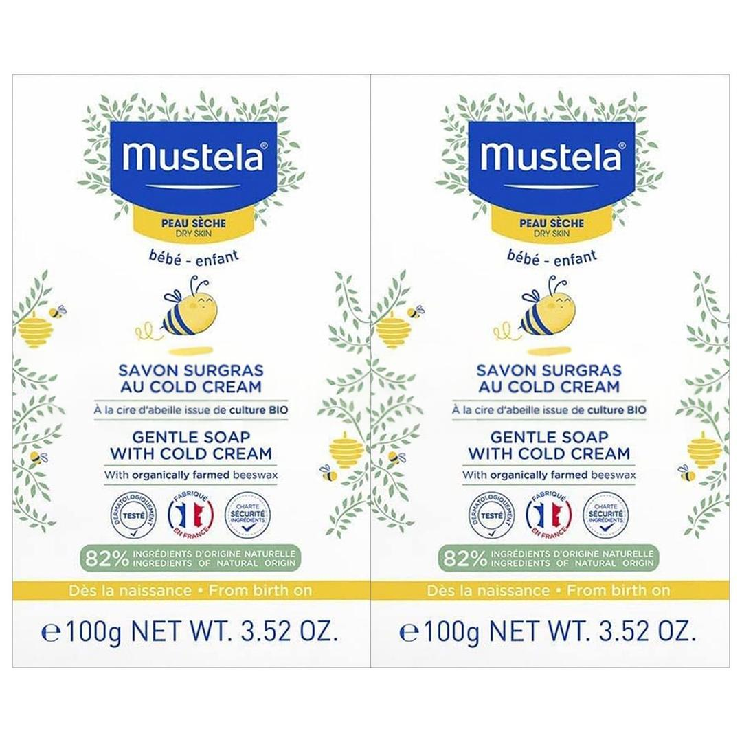 Mustela Cold Cream İçeren Besleyici Sabun 100 gr - 2 Al 1 Öde