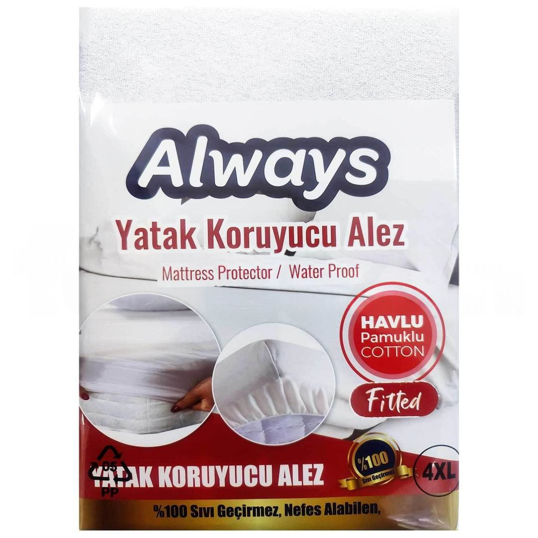 Always Alez Fitted Yatak Koruyucu 90x190x20 cm