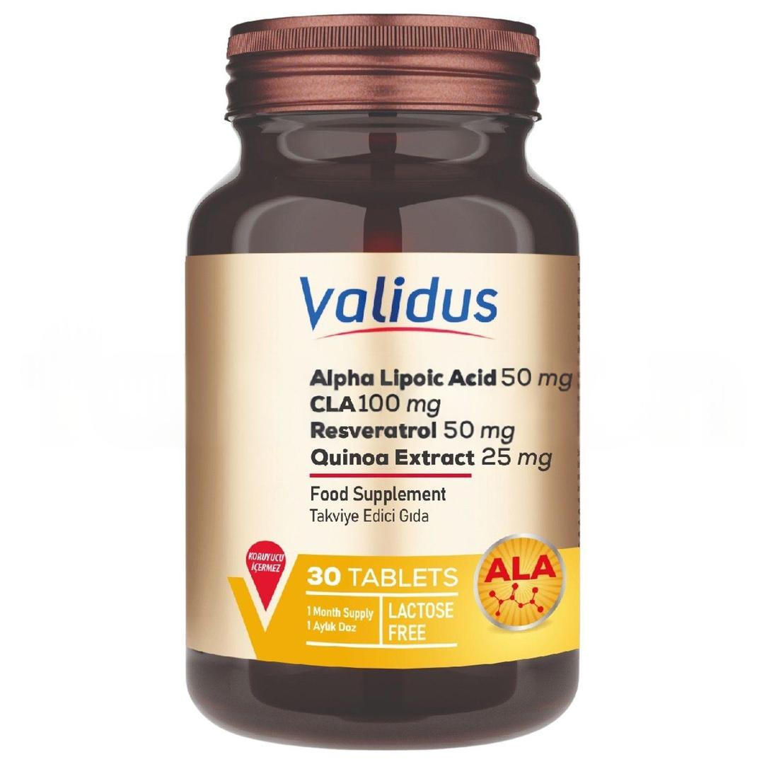 Validus Alfa Lipoic Acid Cla Resveratrol 30 Tablet