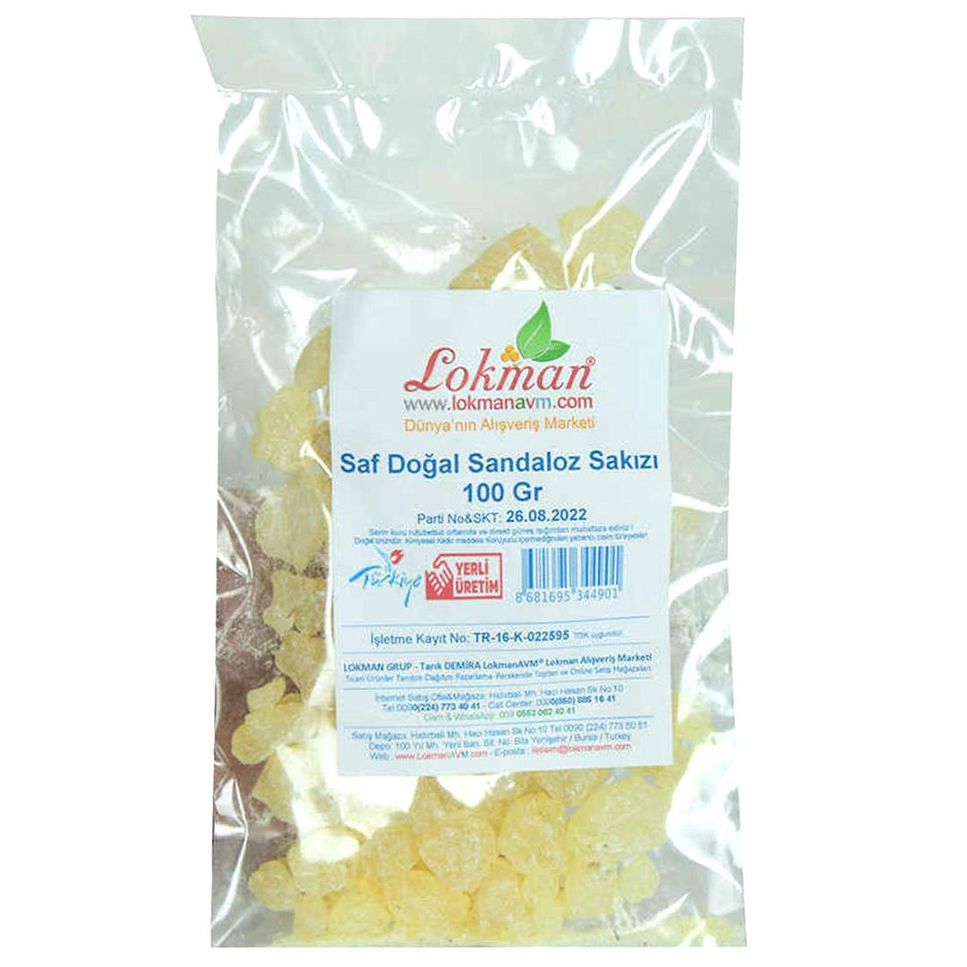 Lokmanavm Sandaloz Sakızı Doğal 100 gr