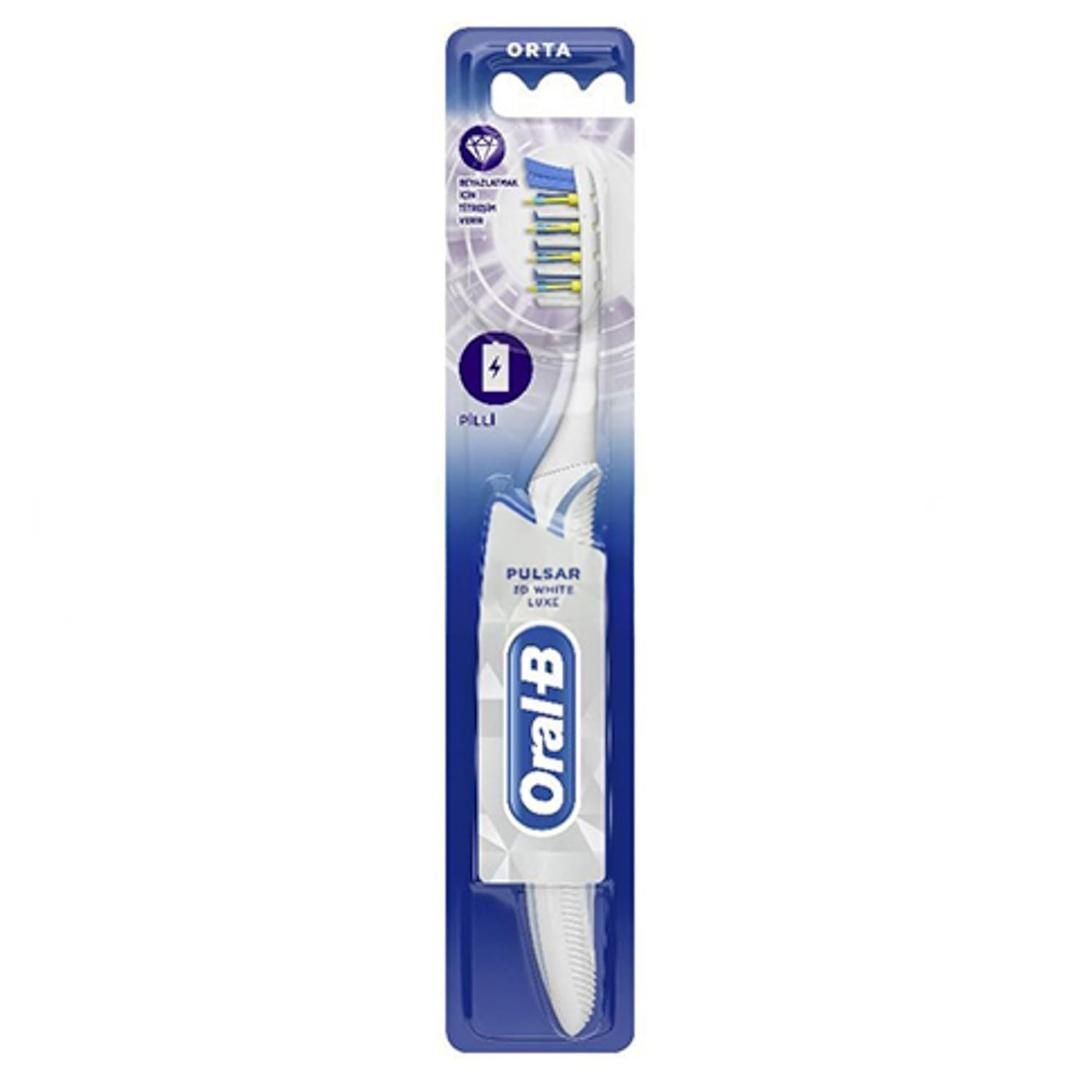 Oral-B Diş Fırçası Pilli Pulsar 3D White Orta