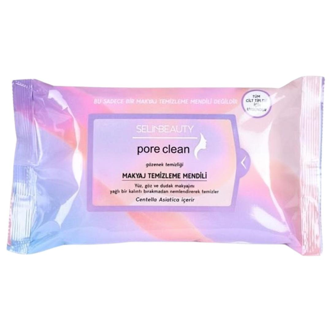 Selin Beauty Pore Clean Makyaj Temizleme Mendili 30 Yaprak