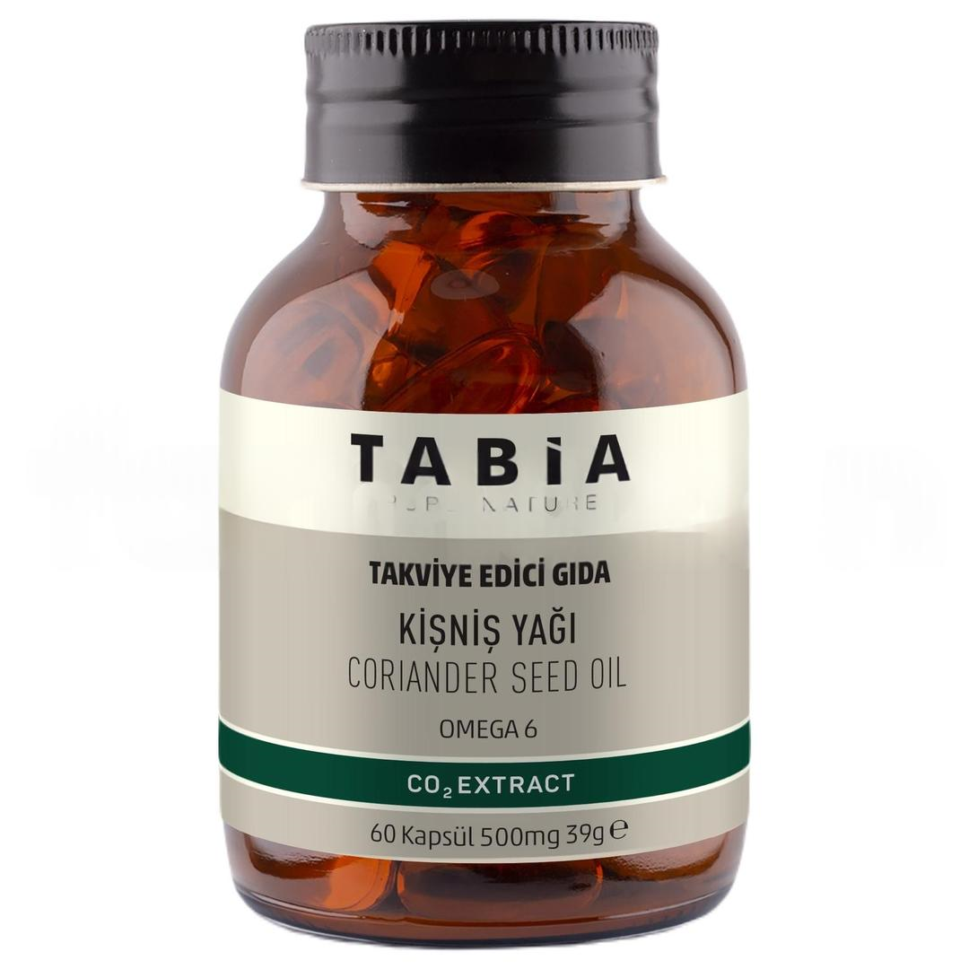Tabia Kişniş Yağı Kapsülü 500 mg 60 Kapsül