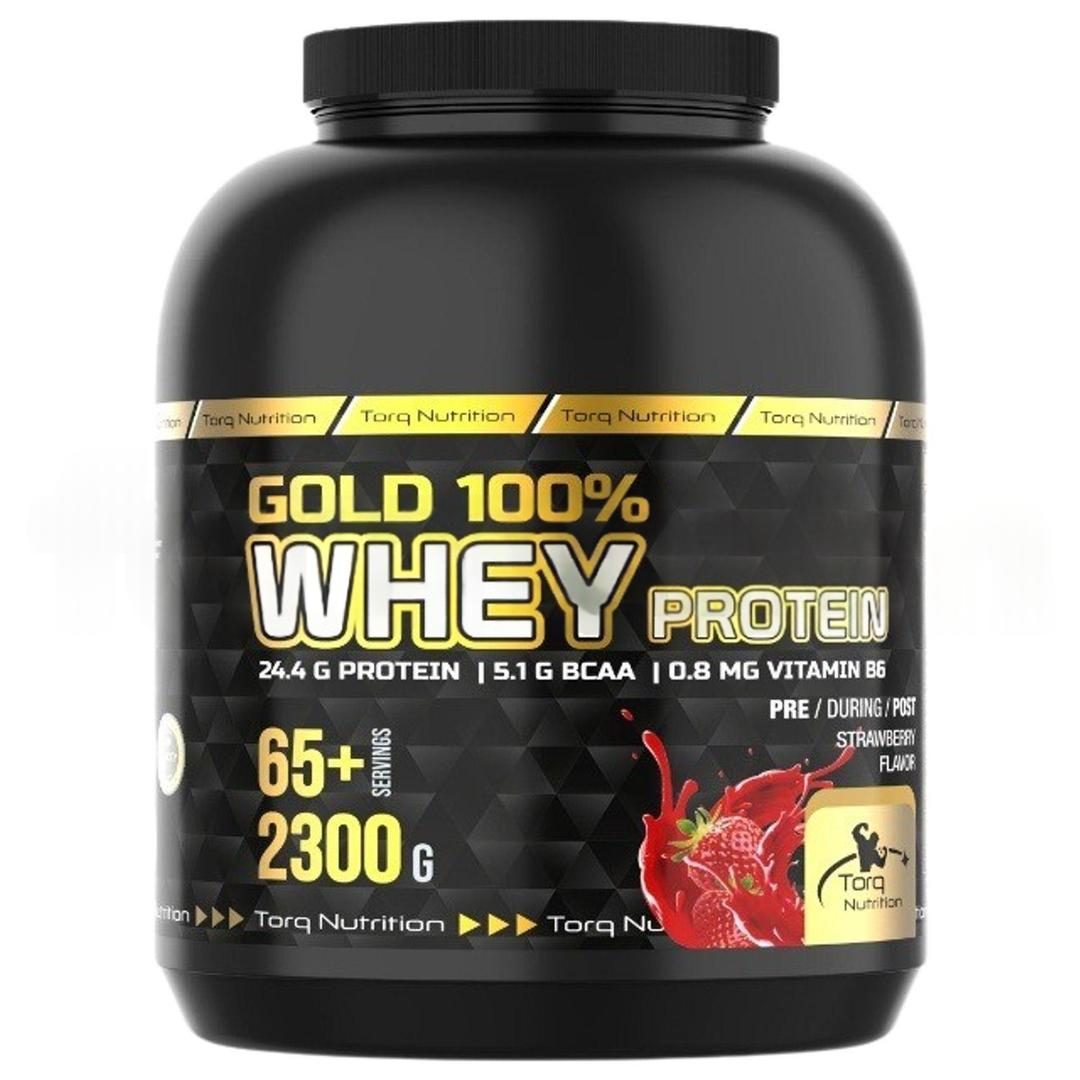 Torq Nutrition Gold Whey Protein Çilek Aromalı 2300 gr