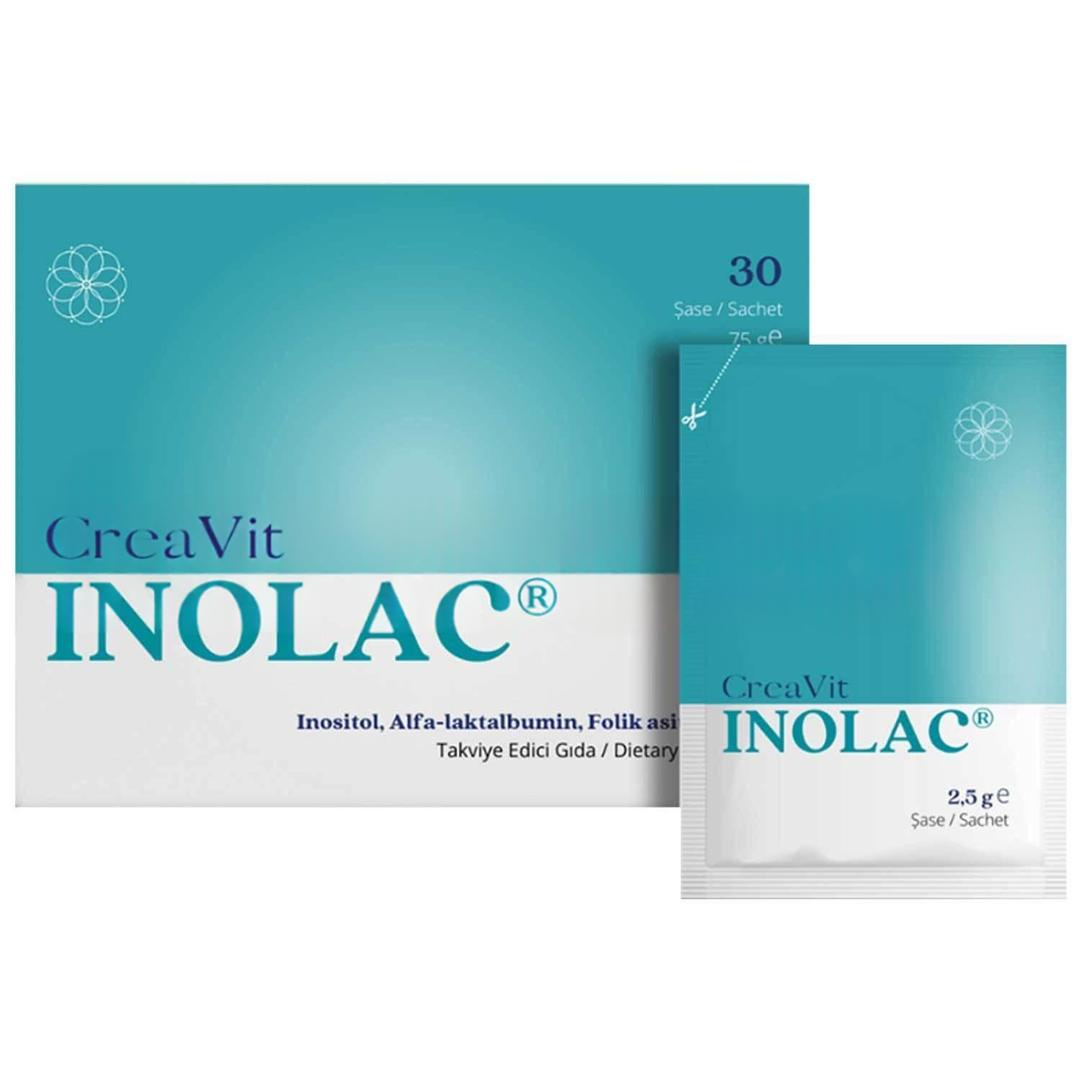 Creavit Inolac Miyo-Inositol Alfa-Laktalbümin Folik Asit ve Krom 30 Saşe