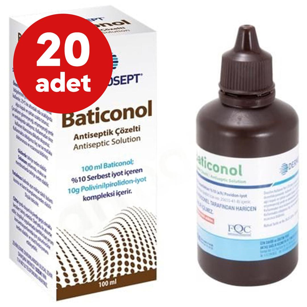 Dermosept Baticonol Antiseptik Çözelti 100 ml - 20 Adet