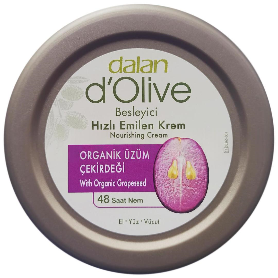 Dalan Dolive Besleyici Krem Hızlı Emilen Üzüm Çekirdeği Kavanoz 300 ml