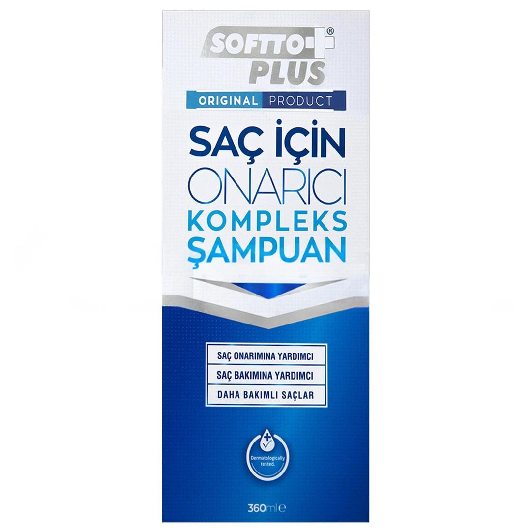Softto Plus Saç İçin Onarıcı Kompleks Şampuan 360 ml