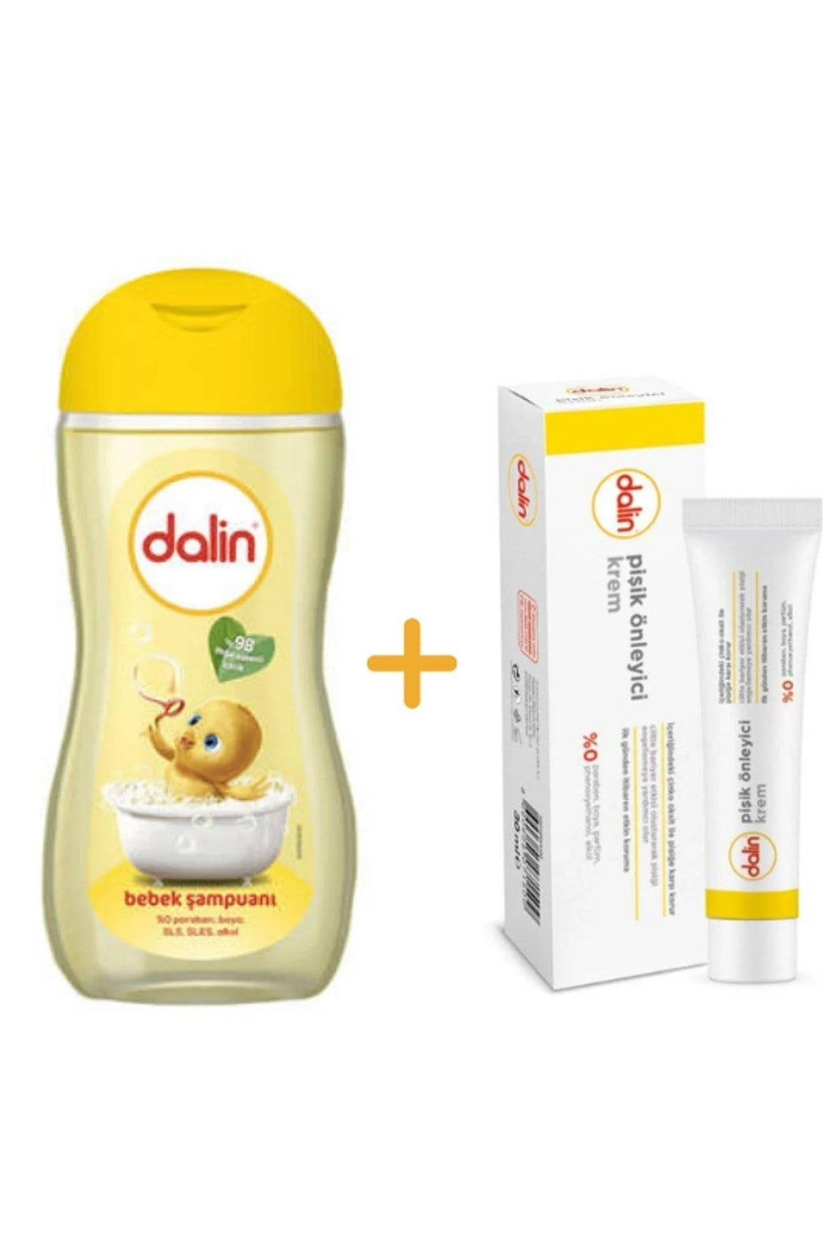 DALIN PİŞİK ÖNLEYİCİ KREM 30ML+ DALIN BEBEK ŞAMPUANI 225ML