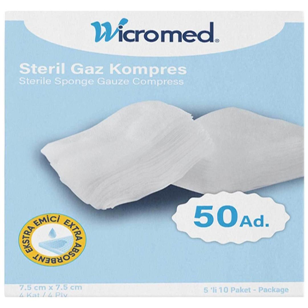 Wicromed Gaz Kompress Gazlı Bez 50 Adet
