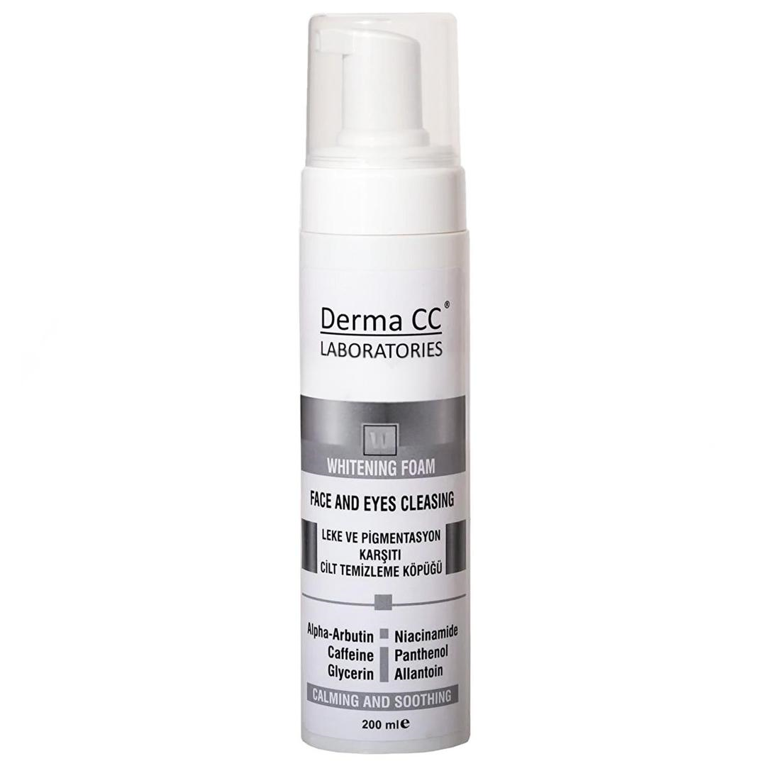 Derma CC Laboratories Whitening Foam Face and Eyes Cleansing Leke Karşıtı Cilt Bakım Köpüğü 200 ml