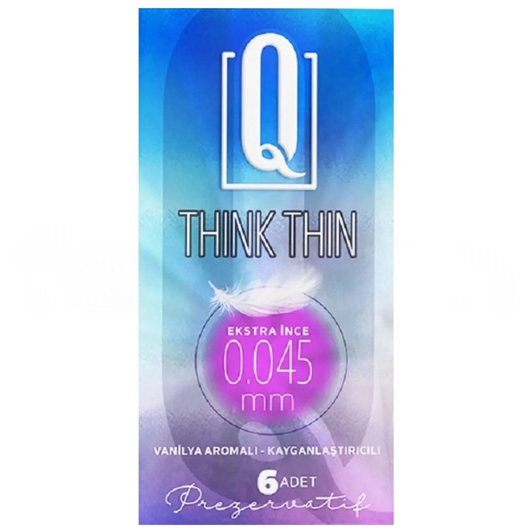 Q Think Thin Condom 6'lı