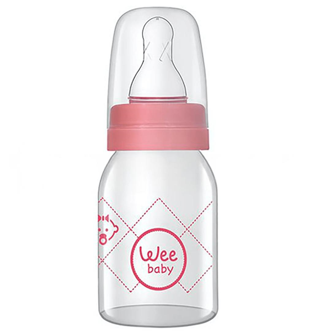 Wee Baby 877 Cam Biberon 125 ml - Pembe