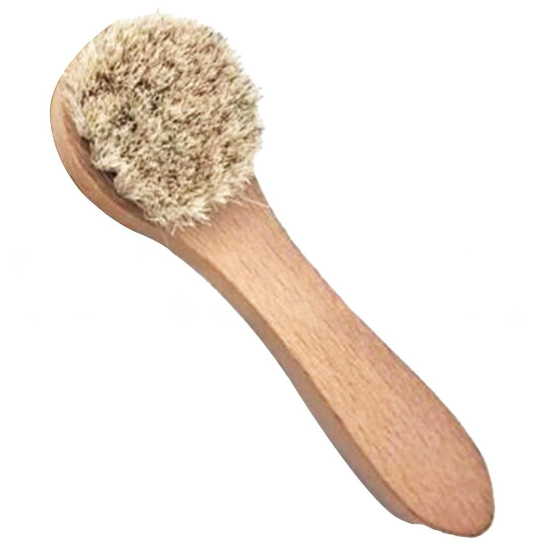 Shadish Beauty Doğal Kırışıklık Karşıtı At Kılı Yüz Fırçası